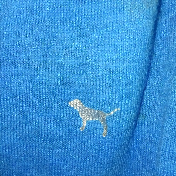 VS PINK XS Thin Blue Hoodie - Picture 4 of 4
